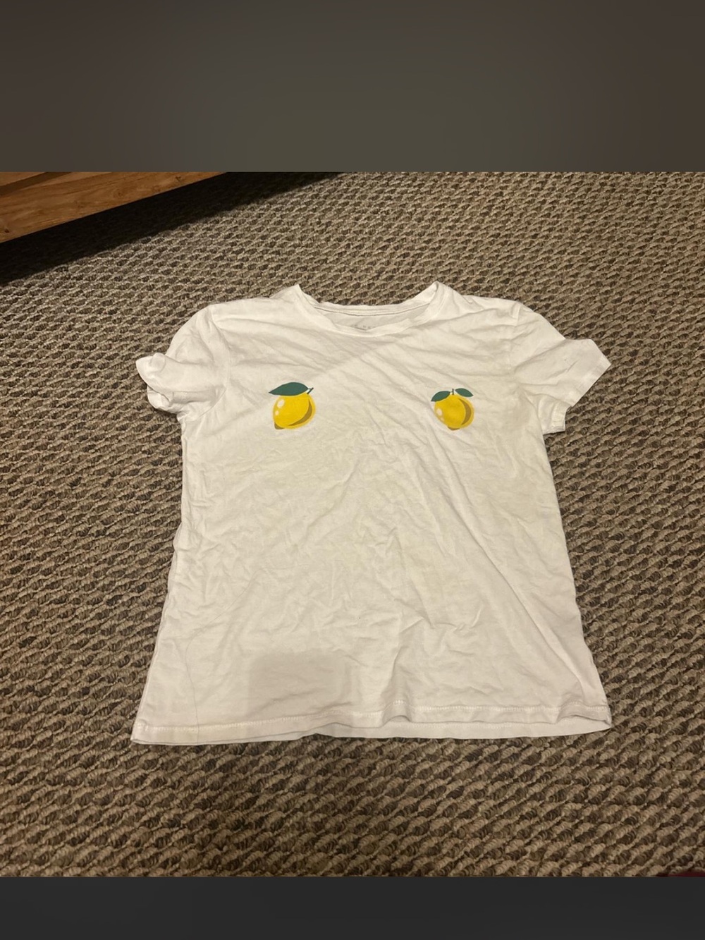 Prince Peter Collection White Tee with Lemon Graphics